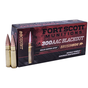 Fort Scott Munitions 300 Blackout 115 grain TUI (20 Rounds)