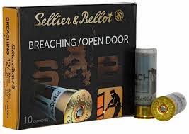 Sellier and Bellot 12 gauge 2 3/4'' Breaching/Open Door Polymer Slugs (10 rd box)