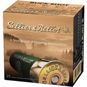 Sellier and Bellot 12 gauge 2 3/4'' 1 1/4 oz. No. 00 12 Pellet FREE SHIPPING (250 rd case)