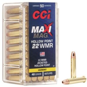 CCI 22 WMR 40 grain Varmint Jacketed Hollow Point (50 rd box)