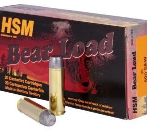 HSM 500 S&W 440 grain LBT-WFN GAS CHECK Bear Load (20 rd box)