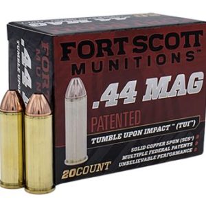 Fort Scott Munitions 44 MAG 200 grain TUI/Defense 100% Copper (20 rd box)
