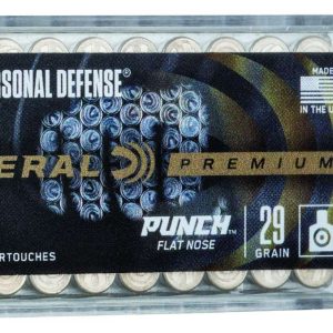 Federal Premium Self Defense 22 LR 29 grain Flat Nose Punch (50 rd box)