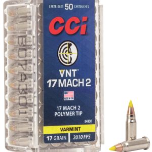 CCI VNT 17 MACH 2 17 Grain Polymer Tip 2010 FPS (50 rd box)