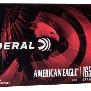 Federal American Eagle 40 S&W 165 grain FMJ 50 rd box (1000 rd case)