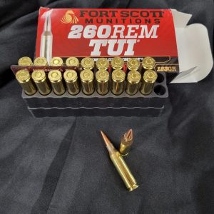 Fort Scott Munitions 260 REM 123 grain TUI Hunting/Defense (20 rd box)