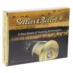 Sellier and Bellot 12 gauge 2 3/4'' 1 1/8 oz. #1 Buckshot 10 rd box FREE SHIPPING NO SALES TAX OUTSIDE OF PA (250 rd case)