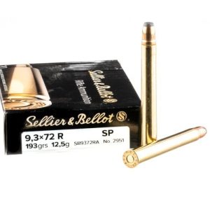 Sellier and Bellot 9.3x72R 193 grain Soft Point (20 rd box)