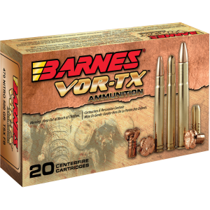 Barnes VOR-TX 375 H&H Mag 300 grain Safari Branded Solid (20 rd box)