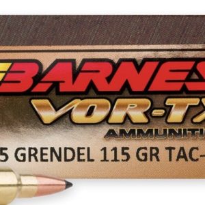 Barnes VOR-TX 6.5 Grendel 115 grain TAC-TX (20 rd box)