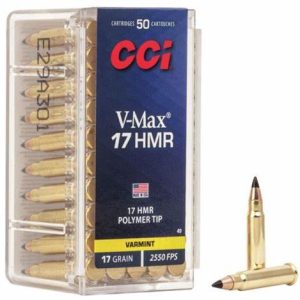 CCI 17 HMR V-MAX Polymer Tip 2550 FPS (50 rd box)