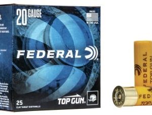 Federal Top Gun 20 Gauge 2 3/4'' 7/8 oz. #8 Shot 1210 FPS 25 rd box FREE SHIPPING (250 rd case)