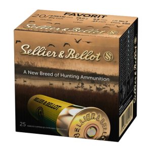 Sellier and Bellot 20 Gauge 2 3/4'' 1 oz. #2 Buckshot 25 rd box FREE SHIPPING NO SALES TAX OUTSIDE OF PA (250 rd case)