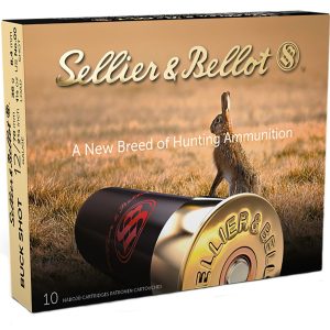 Sellier and Bellot 12 Gauge 2 3/4'' 1 1/4 oz. 00 Buckshot 10 rd box FREE SHIPPING (250 rd case)