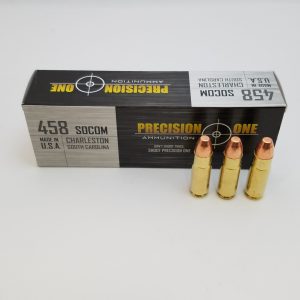 Precision One .458 SOCOM 350 grain FP Flat Point NO SALES TAX OUTSIDE OF PA (20 rd box)