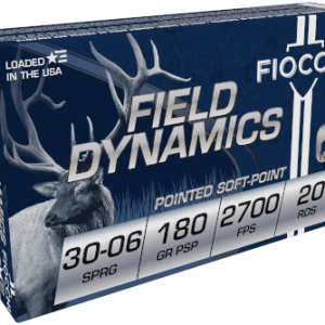 Fiocchi Field Dynamics .30-06 Springfield 180 grain PSP Pointed Soft Point 2700 FPS (20 rd box)