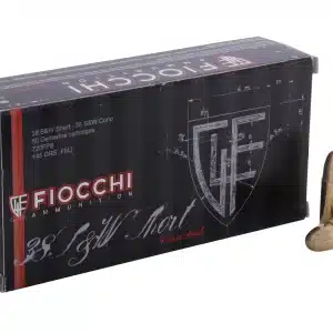 Fiocchi .38 S&W Short 145 grain FMJ 720 FPS (50 rd box)