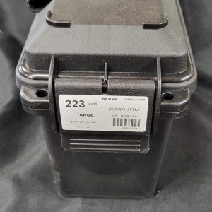 Precision One .223 REM 55 grain FMJ Full Metal Jacket Target/Training REMANUFACTURED FREE SHIPPING (500 rd Ammo Can)