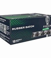Fiocchi Rubber Baton 12 gauge 2 3/4'' 1 oz. Slug Law Enforcement Less Than Lethal (10 rd box)