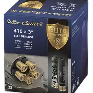 Sellier and Bellot S&B .410 3'' Self Defense 15 BB Shot/2 000 Buck (25 rd box)