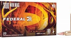 Federal Fusion .300 Win Mag. 165 grain Bonded Soft Point (20 rd box)