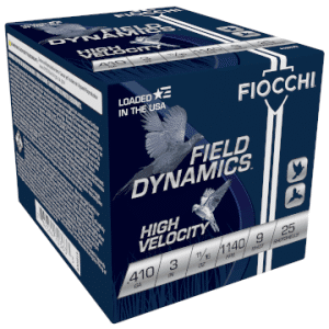Fiocchi Field Dynamics .410 Bore 3'' 11/16 oz. 1140 FPS #9 Shot (25 rd box)
