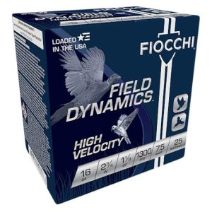 Fiocchi Field Dynamics 16 gauge 2 3/4'' 1 1/8 oz. #7.5 Shot Lead 25 rd box FREE SHIPPING (250 rd case)