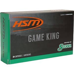 HSM .243 WSSM Winchester Super Short Mag 85 grain HPBT GameKing (20 rd box)