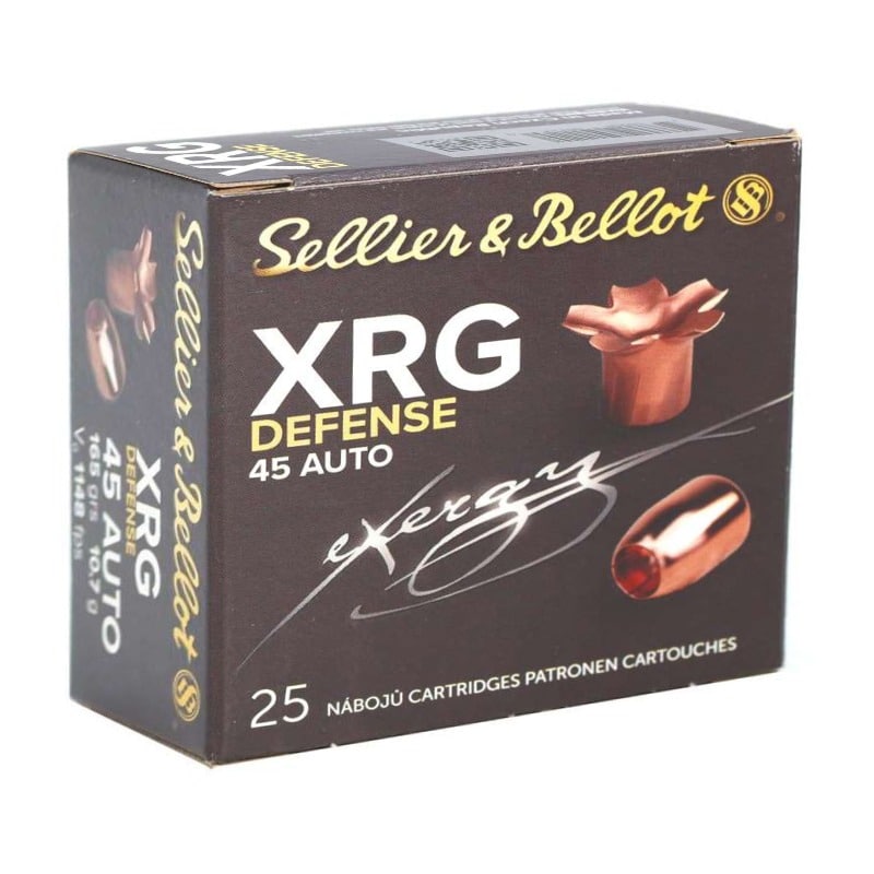 Sellier Bellot Ammo, 10mm Auto Ammo, Copper Hollow Point, 1148 f