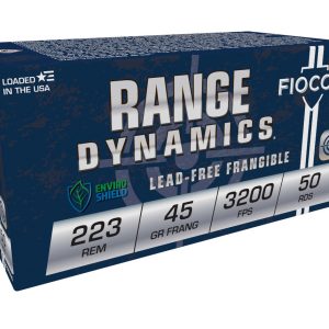 Fiocchi Range Dynamics .223 REM 45 grain Lead-Free Frangible 3200 FPS (50 rd box)