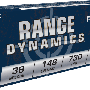 Fiocchi Range Dynamics .38 Special 148 grain LWC Lead Wad Cutter 730 FPS (50 rd box)