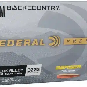 Federal 7mm Backcountry 195 grain Berger Elite Hunter 3000 FPS (20 rd box)