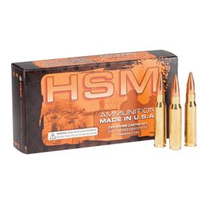 HSM .223 Winchester Super Short Mag WSSM 50 grain V-MAX (20 rd box)
