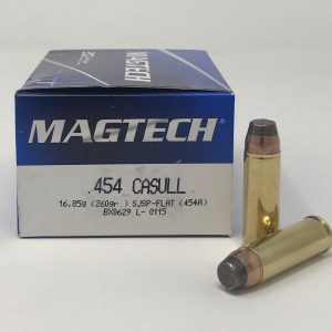 Magtech .454 Casull 260 grain SJSP Semi-Jacketed Soft Point (20 rd box)