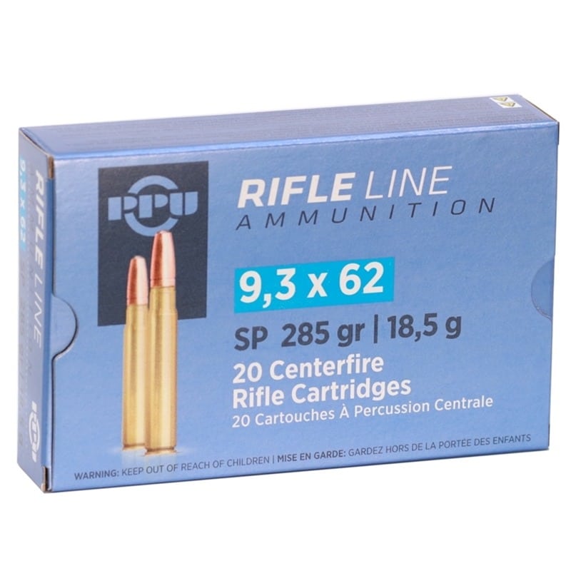 Prvi Partizan 9.3x62mm Mauser Ammo 285 Grain Soft Point