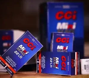 CCI Mini-Mag .22 Long Rifle 40 grain Copper-Plated Round Nose 1235 FPS 50 rd box (500 rd box)