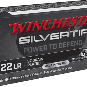 Winchester Silvertip 22 Long Rifle .22 LR 37 grain Segmenting Hollow Point 1060 FPS (50 rd box)
