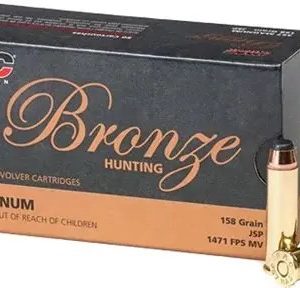 PMC Bronze .357 Mag 158 grain Jacketed Soft Point 1471 FPS (50 rd box)