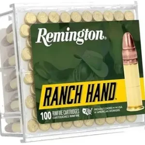 Remington Ranch Hand .22 LR 22 Long Rifle 38 grain Copper Plated Hollow Point 1340 FPS (100 rd box)